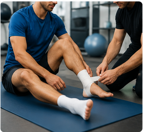 علاج إصابات الملاعب​